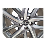 2015-2020 Lexus GS350 F Sport OEM 19x9 Rear Wheel Rim #4, 42611-30E20, F035, OEM, 2015, 2016, 2017, 2018, 2019, 2020