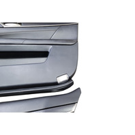 2015-2020 Lexus GS350 F Sport Interior Front/Rear Door Panel Set Black Aluminum, 67620-30N70-C6, F035, OEM, 2015, 2016, 2017, 2018, 2019, 2020