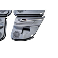 2015-2020 Lexus GS350 F Sport Interior Front/Rear Door Panel Set Black Aluminum, 67620-30N70-C6, F035, OEM, 2015, 2016, 2017, 2018, 2019, 2020
