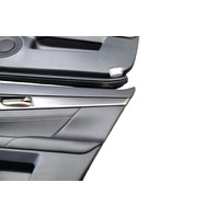 2015-2020 Lexus GS350 F Sport Interior Front/Rear Door Panel Set Black Aluminum, 67620-30N70-C6, F035, OEM, 2015, 2016, 2017, 2018, 2019, 2020