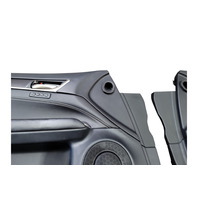 2015-2020 Lexus GS350 F Sport Interior Front/Rear Door Panel Set Black Aluminum, 67620-30N70-C6, F035, OEM, 2015, 2016, 2017, 2018, 2019, 2020