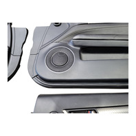 2015-2020 Lexus GS350 F Sport Interior Front/Rear Door Panel Set Black Aluminum, 67620-30N70-C6, F035, OEM, 2015, 2016, 2017, 2018, 2019, 2020