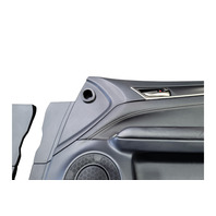 2015-2020 Lexus GS350 F Sport Interior Front/Rear Door Panel Set Black Aluminum, 67620-30N70-C6, F035, OEM, 2015, 2016, 2017, 2018, 2019, 2020