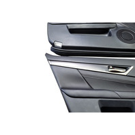 2015-2020 Lexus GS350 F Sport Interior Front/Rear Door Panel Set Black Aluminum, 67620-30N70-C6, F035, OEM, 2015, 2016, 2017, 2018, 2019, 2020