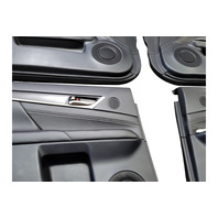 2015-2020 Lexus GS350 F Sport Interior Front/Rear Door Panel Set Black Aluminum, 67620-30N70-C6, F035, OEM, 2015, 2016, 2017, 2018, 2019, 2020