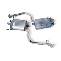 2013-2020 Lexus GS350 Left/Right Exhaust Muffler Set, 17430-31C80, F035, OEM, 2013, 2014, 2015, 2016, 2017, 2018, 2019, 2020