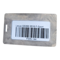 2015-2020 Lexus GS350 Throttle Body Valve Unit 22030-31100, F035, OEM, 2015, 2016, 2017, 2018, 2019, 2020