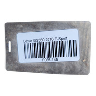 2013-2020 Lexus GS350 Air Cleaner Hose Duct Intake Tube 17881-31280, F035, OEM, 2013, 2014, 2015, 2016, 2017, 2018, 2019, 2020