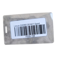 2015-2020 Lexus GS350 Radiator Reserve Coolant Tank Reservoir 16470-36032, F035, OEM, 2015, 2016, 2017, 2018, 2019, 2020