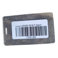 2013-2020 Lexus GS350 Rear Right ABS Speed Skid Control Sensor RWD 89545-30080, F035, OEM, 2013, 2014, 2015, 2016, 2017, 2018, 2019, 2020