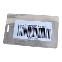 2013-2020 Lexus GS350 Windshield Washer Reservoir Tank Assembly w/ Pump 85315-30390, F035, OEM, 2013, 2014, 2015, 2016, 2017, 2018, 2019, 2020