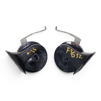 2004-2011 Mazda RX-8 RX8 High Low Horn Set Kit Factory F151-66-79YA, F036, OEM, 2004, 2005, 2006, 2007, 2008, 2009, 2010, 2011