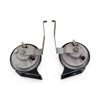 2004-2011 Mazda RX-8 RX8 High Low Horn Set Kit Factory F151-66-79YA, F036, OEM, 2004, 2005, 2006, 2007, 2008, 2009, 2010, 2011