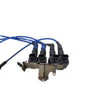 2004-2011 Mazda RX-8 RX8 Ignition Ignitor Coil Plug Set of 4 w/Bracket and Wire N3R1-18-140A, F036, OEM, 2004, 2005, 2006, 2007, 2008, 2009, 2010, 2011