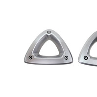 2004-2008 Mazda RX-8 RX8 Front Left & Right Side Seat Triangle Rotor Trim Set F151-88-1L9A, F036, OEM, 2004, 2005, 2006, 2007, 2008