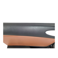 2004-2008 Mazda RX-8 RX8 Door Panel Lining Front Left/Driver Brown/Black FE04-68-450E-23, F036, OEM, 2004, 2005, 2006, 2007, 2008