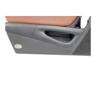 2004-2008 Mazda RX-8 RX8 Door Panel Lining Front Left/Driver Brown/Black FE04-68-450E-23, F036, OEM, 2004, 2005, 2006, 2007, 2008