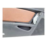 2004-2008 Mazda RX-8 RX8 Door Panel Lining Front Left/Driver Brown/Black FE04-68-450E-23, F036, OEM, 2004, 2005, 2006, 2007, 2008