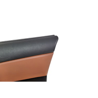2004-2008 Mazda RX-8 RX8 Door Panel Lining Front Right/Passenger Brown/Black FE04-68-420D-23, F036, OEM, 2004, 2005, 2006, 2007, 2008