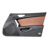 2004-2008 Mazda RX-8 RX8 Door Panel Lining Front Right/Passenger Brown/Black FE04-68-420D-23, F036, OEM, 2004, 2005, 2006, 2007, 2008