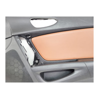 2004-2008 Mazda RX-8 RX8 Door Panel Lining Front Right/Passenger Brown/Black FE04-68-420D-23, F036, OEM, 2004, 2005, 2006, 2007, 2008
