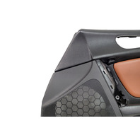 2004-2008 Mazda RX-8 RX8 Door Panel Lining Front Right/Passenger Brown/Black FE04-68-420D-23, F036, OEM, 2004, 2005, 2006, 2007, 2008