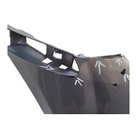 2004-2008 Mazda RX-8 RX8 Front Bumper Cover Silver, F1Y1-50-03XA-BB, F036, OEM, 2004, 2005, 2006, 2007, 2008