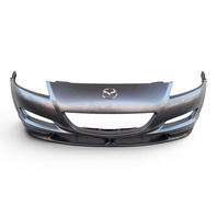 2004-2008 Mazda RX-8 RX8 Front Bumper Cover Silver, F1Y1-50-03XA-BB, F036, OEM, 2004, 2005, 2006, 2007, 2008