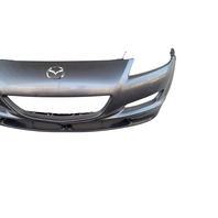 2004-2008 Mazda RX-8 RX8 Front Bumper Cover Silver, F1Y1-50-03XA-BB, F036, OEM, 2004, 2005, 2006, 2007, 2008