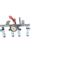2004-2008 Mazda RX-8 RX8 RX8 Fuel Injectors Gas Sender Set (4) Denso N3H2-13-250, F036, OEM, 2004, 2005, 2006, 2007, 2008