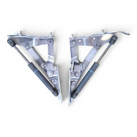 2004-2011 Mazda RX-8 RX8 Truck Hinge Left/Right Set Gray F151-52-710G, F036, OEM, 2004, 2005, 2006, 2007, 2008, 2009, 2010, 2011