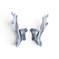2004-2011 Mazda RX-8 RX8 Hood Hinge Left/Right 2 Piece Set Kit Gray F151-52-410C, F036, OEM, 2004, 2005, 2006, 2007, 2008, 2009, 2010, 2011
