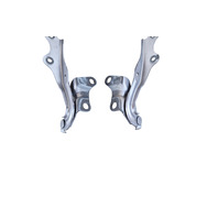 2004-2011 Mazda RX-8 RX8 Hood Hinge Left/Right 2 Piece Set Kit Gray F151-52-410C, F036, OEM, 2004, 2005, 2006, 2007, 2008, 2009, 2010, 2011