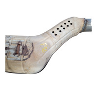 2004-2008 Mazda RX-8 Exhaust Muffler Pipe w/Flex Muffler Pipe Converter N3Y3-20-55XA, F036, OEM, 2004, 2005, 2006, 2007, 2008