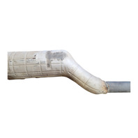 2004-2008 Mazda RX-8 Exhaust Muffler Pipe w/Flex Muffler Pipe Converter N3Y3-20-55XA, F036, OEM, 2004, 2005, 2006, 2007, 2008