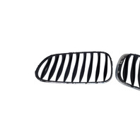 2003-2008 BMW Z4 E85 Front Bumper Grill Grille Right/Left Set, 51-11-7-117-757, 51-11-7-117-758, F038, OEM, 2003, 2004, 2005, 2006, 2007, 2008