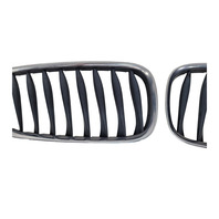 2003-2008 BMW Z4 E85 Front Bumper Grill Grille Right/Left Set, 51-11-7-117-757, 51-11-7-117-758, F038, OEM, 2003, 2004, 2005, 2006, 2007, 2008