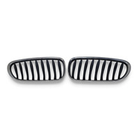 2003-2008 BMW Z4 E85 Front Bumper Grill Grille Right/Left Set, 51-11-7-117-757, 51-11-7-117-758, F038, OEM, 2003, 2004, 2005, 2006, 2007, 2008