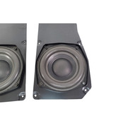 2003&ndash;2008 BMW Z4 E85 E85 Top HiFi Rear Subwoofer Speaker Pair w/ Mounting Plates, 65-13-9-143-268, F038, OEM, 2003, 2004, 2005, 2006, 2007, 2008