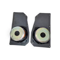 2003&ndash;2008 BMW Z4 E85 E85 Top HiFi Rear Subwoofer Speaker Pair w/ Mounting Plates, 65-13-9-143-268, F038, OEM, 2003, 2004, 2005, 2006, 2007, 2008