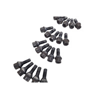 2003-2016 BMW Z4 E85  Steel Wheel Lug Nuts Set (20 Pieces) 36-13-6-781-150, F038, OEM, 2003, 2004, 2005, 2006, 2007, 2008, 2009, 2010, 2011, 2012, 2013, 2014, 2015, 2016