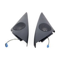 2003-2008 BMW Z4 E85 E85 Front Left Right Door Tweeter Speaker Pair w/ Mirror Corner Trim, 65-13-4-116-316, F038, OEM, 2003, 2004, 2005, 2006, 2007, 2008