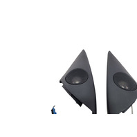2003-2008 BMW Z4 E85 E85 Front Left Right Door Tweeter Speaker Pair w/ Mirror Corner Trim, 65-13-4-116-316, F038, OEM, 2003, 2004, 2005, 2006, 2007, 2008