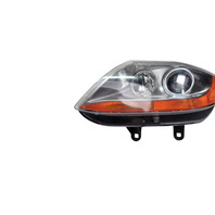 2003-2005 BMW Z4 E85 E85 Left Driver Halogen Headlight Chrome Amber, 63-12-7-165-665, F038, OEM, 2003, 2004, 2005