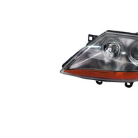 2003-2005 BMW Z4 E85 E85 Left Driver Halogen Headlight Chrome Amber, 63-12-7-165-665, F038, OEM, 2003, 2004, 2005