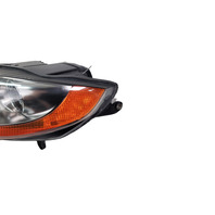 2003-2005 BMW Z4 E85 E85 Left Driver Halogen Headlight Chrome Amber, 63-12-7-165-665, F038, OEM, 2003, 2004, 2005