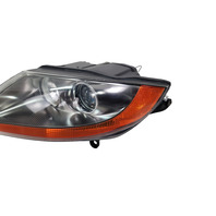 2003-2005 BMW Z4 E85 E85 Left Driver Halogen Headlight Chrome Amber, 63-12-7-165-665, F038, OEM, 2003, 2004, 2005