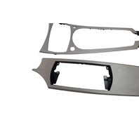 2003-2008 BMW Z4 E85 Dash Center Console Trim Aluminium Set(3), 51-16-7-053-112, F038, OEM, 2003, 2004, 2005, 2006, 2007, 2008