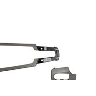 2003-2008 BMW Z4 E85 Dash Center Console Trim Aluminium Set(3), 51-16-7-053-112, F038, OEM, 2003, 2004, 2005, 2006, 2007, 2008