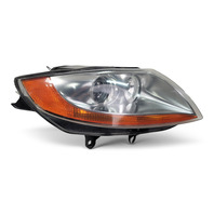 2003-2005 BMW Z4 E85 E85 Right/Passenger Halogen Headlight Chrome Amber, 63-12-7-165-666, F038, OEM, 2003, 2004, 2005